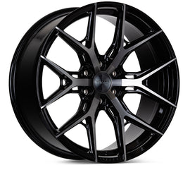 Vossen HF6-4 17X9 / 6X135 / ET0 / Deep Face / 87.1 - Tinted Gloss Black Wheel