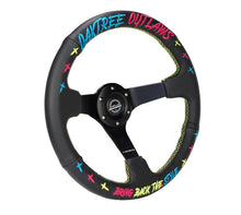 Load image into Gallery viewer, NRG Reinforced Steering Wheel - Oak Tree Outlaws 3in Deep/5mm Blk Spoke 350mm Wheel - Blk Perf Lthr