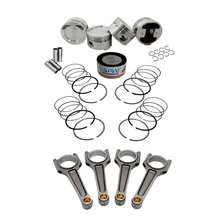 Load image into Gallery viewer, SPA Turbo Forged piston and rings set 83.5mm VW 2.0L 16V ABF + VW 159mm x 20mm High Performance Steel Basic Connecting Rod set 3/8" bolt (1000hp)