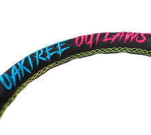 Load image into Gallery viewer, NRG Reinforced Steering Wheel - Oak Tree Outlaws 3in Deep/5mm Blk Spoke 350mm Wheel - Blk Perf Lthr