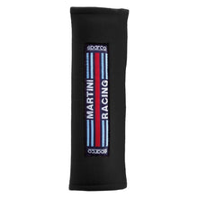 Load image into Gallery viewer, Sparco Belt Pad Martini-Racing Black