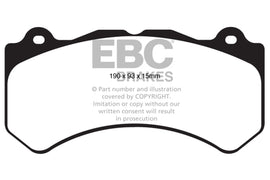 EBC 10-11 Cadillac SRX 2.8 Turbo Ultimax2 Front Brake Pads
