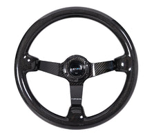 Load image into Gallery viewer, NRG Carbon Fiber Steering Wheel (350mm) Deep Dish - Full Carbon