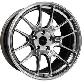Enkei GTC02 17x7.5 5x100 38mm Offset 75mm Bore Hyper Silver Wheel