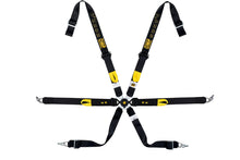 Load image into Gallery viewer, OMP Safety Harness One 2In Endurance Black Pull Down