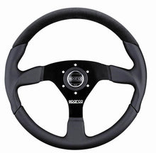 Load image into Gallery viewer, Sparco Steering Wheel L505 Lap 5 Blk/Blk/Blk
