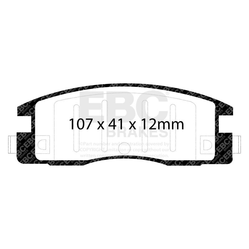 EBC 90-94 Isuzu Amigo 2.3 Ultimax2 Rear Brake Pads