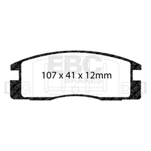 Load image into Gallery viewer, EBC 90-94 Isuzu Amigo 2.3 Ultimax2 Rear Brake Pads