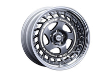 Load image into Gallery viewer, SSR Formula Aero Spoke 16x7.5 4x100 +19 Titan Silver w/ Brushed Red Aero Plate
