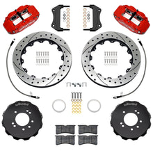 Load image into Gallery viewer, Wilwood 95-98 Nissan Skyline Superlite 6R Front BBK w/ 12.88in D/S Rotors &amp; Flexlines - Red