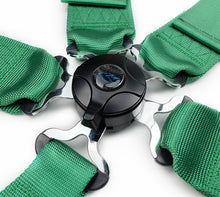 Load image into Gallery viewer, NRG 5PT 3in. Seat Belt Harness / Cam Lock - Green