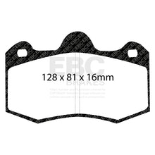Load image into Gallery viewer, EBC 11+ Mclaren MP4-12C 3.8 Twin Turbo Bluestuff Rear Brake Pads