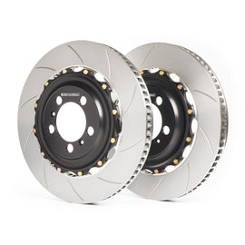 GiroDisc 1st Gen. Audi R8 380mm Slotted Front Brake Rotors