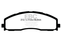 Load image into Gallery viewer, EBC 13+ Ford F250 (inc Super Duty) 6.2 (2WD) Greenstuff Front Brake Pads