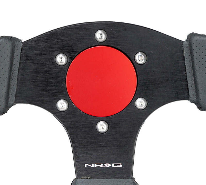 NRG Horn Delete Plate Flush 70x6in / 74x6 PCD pattern - Red