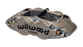Wilwood Caliper-Narrow Superlite 6R-ST-LH - Nickel 1.62/1.12/1.12in Pistons 1.25in Disc