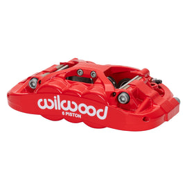 Wilwood XRS6R 1.75/1.25/1.25 1.25 Rotor R/H Caliper - Red