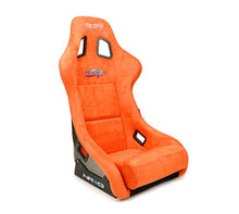 Load image into Gallery viewer, NRG FRP Bucket Seat ULTRA Edition W/ Grey Pearlized Back / Orange Microfiber Material - Large