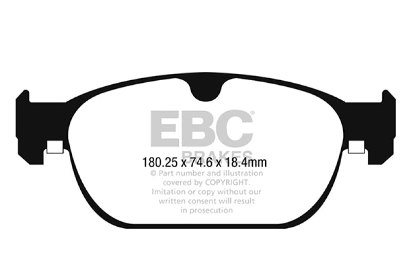 EBC 2017+ Volvo S90 2.0L Turbo Greenstuff Front Brake Pads