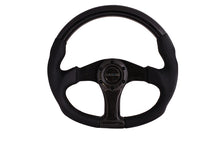 Load image into Gallery viewer, NRG Carbon Fiber Steering Wheel (350mm) Oval Shape w/Black Carbon &amp; Leather Trim