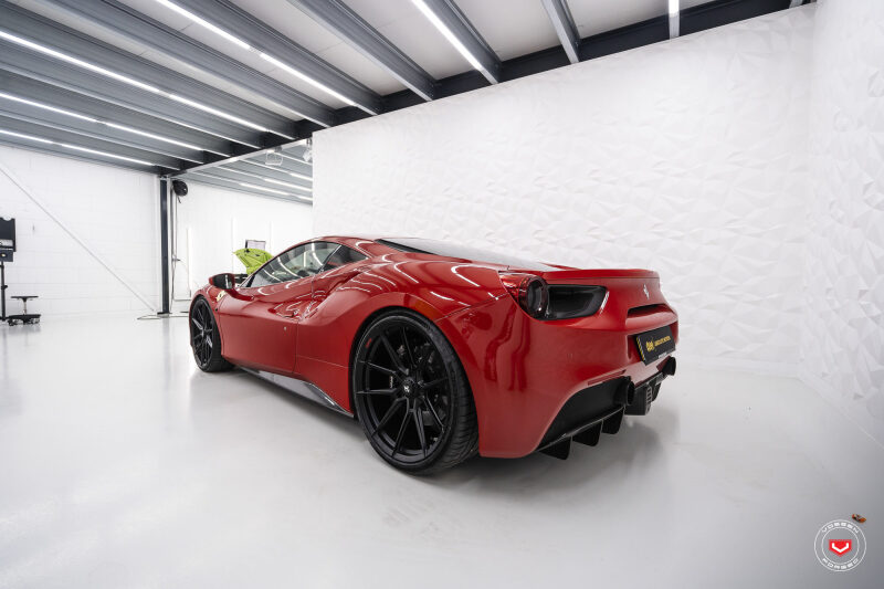 Vossen x Novitec NF10 22x12in - 5x114.3 BP - ET33 - Gloss Black Ferrari 488 / F8 Rear Wheel