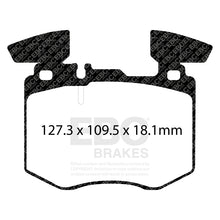 Load image into Gallery viewer, EBC 19-22 Mercedes-Benz GLC300 Coupe (C253) 2.0T (4 Pads w/Weights) Ultimax Front Brake Pads