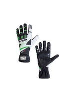 Load image into Gallery viewer, OMP KS-3 Gloves Black/W/Green - Size 5 (For Children)