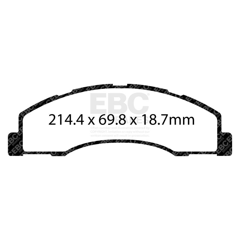 EBC 08+ Ford Econoline E150 4.6 Ultimax2 Front Brake Pads