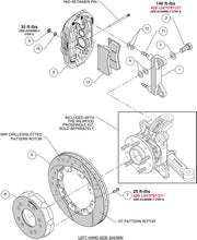 Load image into Gallery viewer, Wilwood kit front XRS6R wwe C10 alum pro spindle 12.19 rotor