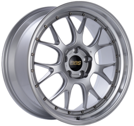 BBS LM-R 19x8 5x112 ET30 Diamond Silver w/ Diamond Machined Lip Wheel  - 82mm PFS/Clip Required