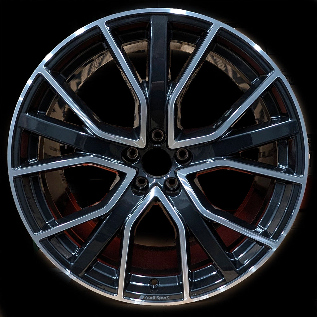 Audi Sport Wheel - Black and Silver Finish - 21x8.5 ET30 5x112 66.56 CB - SOLD