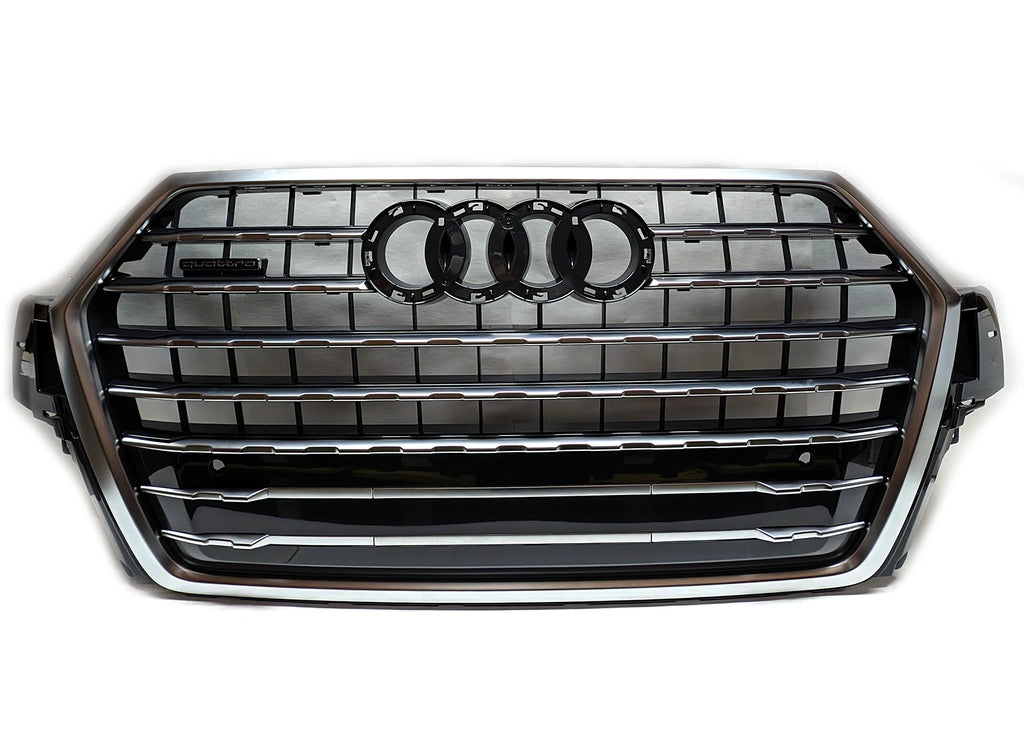 Genuine Audi 4M Q7 Front Grill Assembly - USED