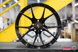 Vossen X Champion RS74 20X10 / ET45 / Gloss Black Wheel / Centerlock / 911 GT3RS 992 - Front