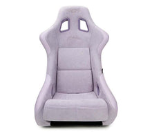 Load image into Gallery viewer, NRG FRP Bucket Seat (Large) Prisma-Chromatic Lilac Vegan Suede w/ Chameleon back
