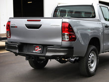 Load image into Gallery viewer, aFe 15-26 Toyota Hilux L4-2.4/2.8L (td) Vulcan Series 3in SS Rear-Side Exit Exhaust w/ Black Tip