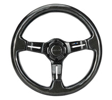 Load image into Gallery viewer, NRG Carbon Fiber Steering Wheel 350mm / 1.5in Deep Dish w/ Carbon Fiber Center Spoke