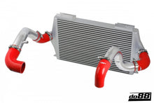 Load image into Gallery viewer, do88 92-98 Volvo 740/940 Turbo (63mm Throttle) BigPack Intercooler Kit w/Red Hoses