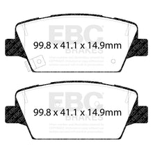 Load image into Gallery viewer, EBC 2017+ Kia Cadenza 3.3L Greenstuff Rear Brake Pads