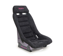 Load image into Gallery viewer, NRG GT Retro Bucket Seat - Black Vegan Leather Black Stitching Multicolor Fiberglass Back w/ Glitter