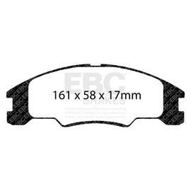 EBC 10-11 Ford Focus 1.6 Ultimax2 Front Brake Pads