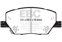 Load image into Gallery viewer, EBC 2015+ Fiat 500X 1.4T Extra Duty Front Brake Pads