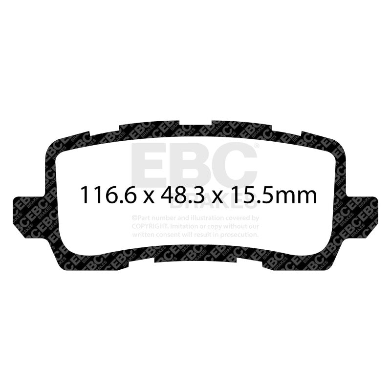EBC 13+ Acura RLX 3.5 Ultimax2 Rear Brake Pads