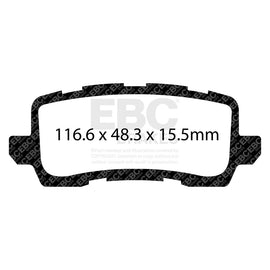 EBC 13+ Acura RLX 3.5 Ultimax2 Rear Brake Pads