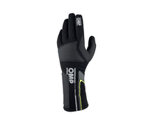 Load image into Gallery viewer, OMP Pro Mech Evo Gloves Black - Size L (Fia 8856-2018)