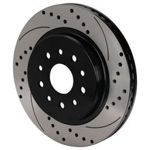 Load image into Gallery viewer, Wilwood SRP Drilled &amp; Slotted Performance Rotor - Right Hand Side - Black Electro Coat