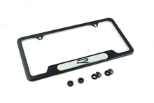 Load image into Gallery viewer, Genuine VW New R Black Stainless Steel License Plate Frame