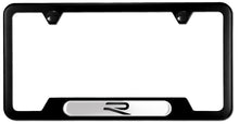 Load image into Gallery viewer, Genuine VW New R Black Stainless Steel License Plate Frame
