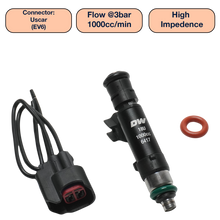Load image into Gallery viewer, DeatschWerks Universal 1000cc Single Fuel Injector / 60mm Length / 14mm O-Ring Seals