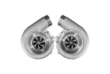 Load image into Gallery viewer, Turbosmart V-Band 0.82AR Oil Cooled TS-1-6466B Mirror Twin Turbo Package