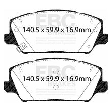 Load image into Gallery viewer, EBC 2017+ Kia Cadenza 3.3L Ultimax2 Front Brake Pads